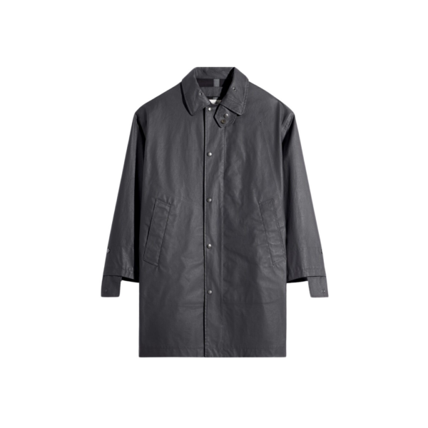Lemaire Raincoat in Resinated Cotton - Coats - Parisian Minimalist Luxury at Coveti