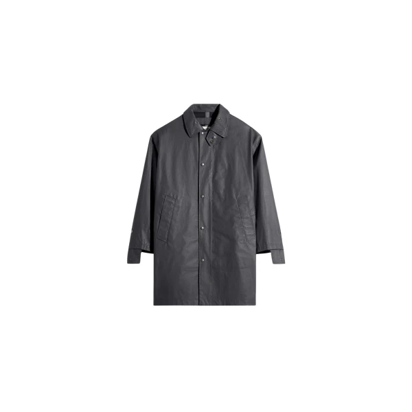 Lemaire Raincoat in Resinated Cotton - Coats - Parisian Minimalist Luxury at Coveti