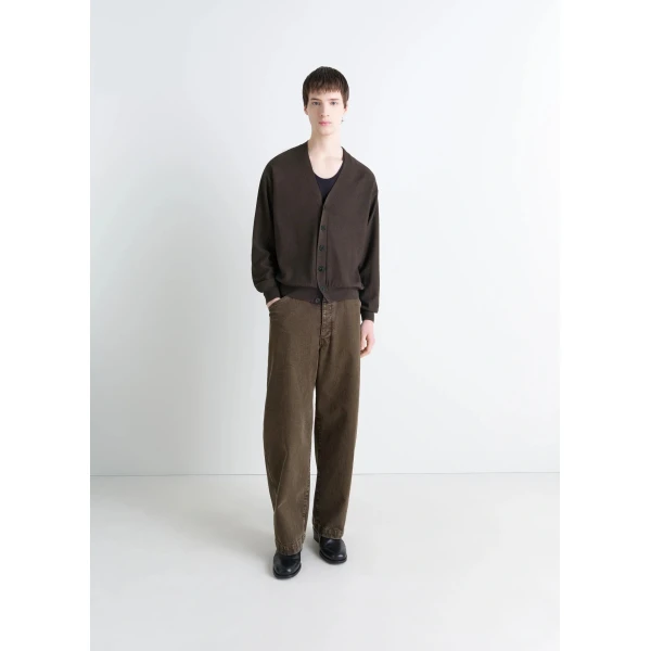 Lemaire Relaxed Twisted Cardigan in Merino Blend, view 6