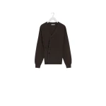 Lemaire Relaxed Twisted Cardigan in Merino Blend - Knitwear - Parisian Minimalist Luxury at Coveti