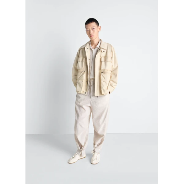 Lemaire Reporter Jacket in Nubuck, view 2