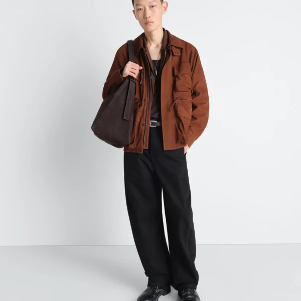 Lemaire Reporter Jacket in Nubuck - Jackets - Parisian Minimalist Luxury at Coveti