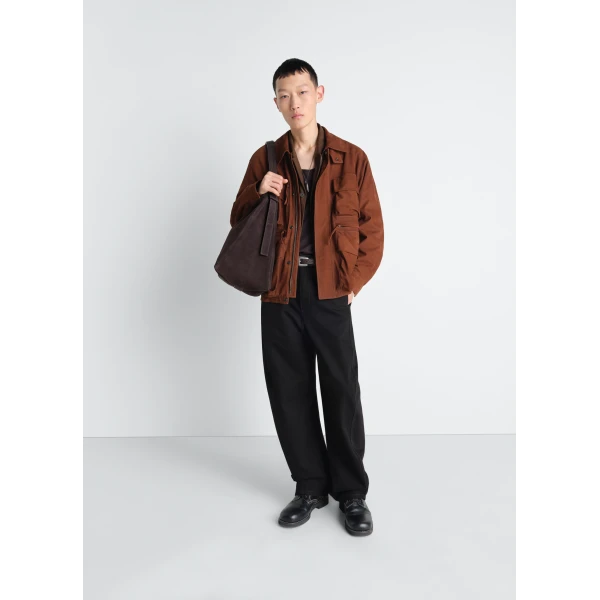 Lemaire Reporter Jacket in Nubuck, view 2