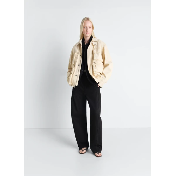 Lemaire Reporter Jacket in Nubuck, view 4