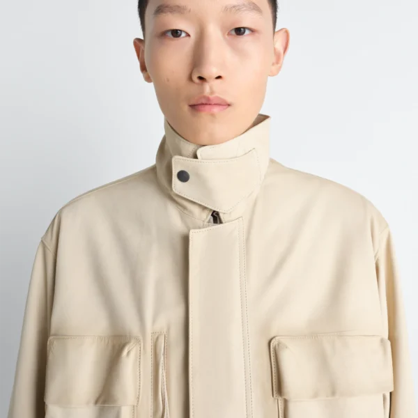 Lemaire Reporter Jacket in Nubuck - Jackets - Parisian Minimalist Luxury at Coveti