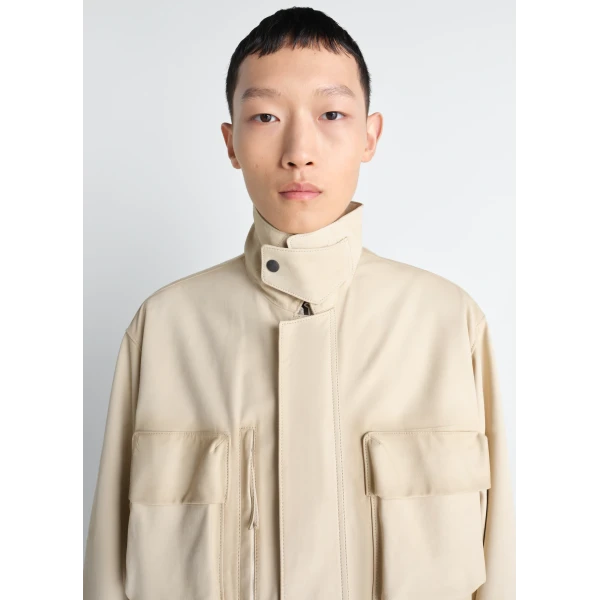 Lemaire Reporter Jacket in Nubuck, view 5
