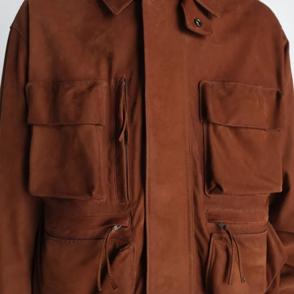 Lemaire Reporter Jacket in Nubuck - Jackets - Parisian Minimalist Luxury at Coveti
