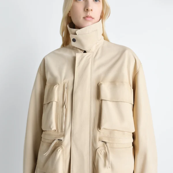 Lemaire Reporter Jacket in Nubuck - Jackets - Parisian Minimalist Luxury at Coveti