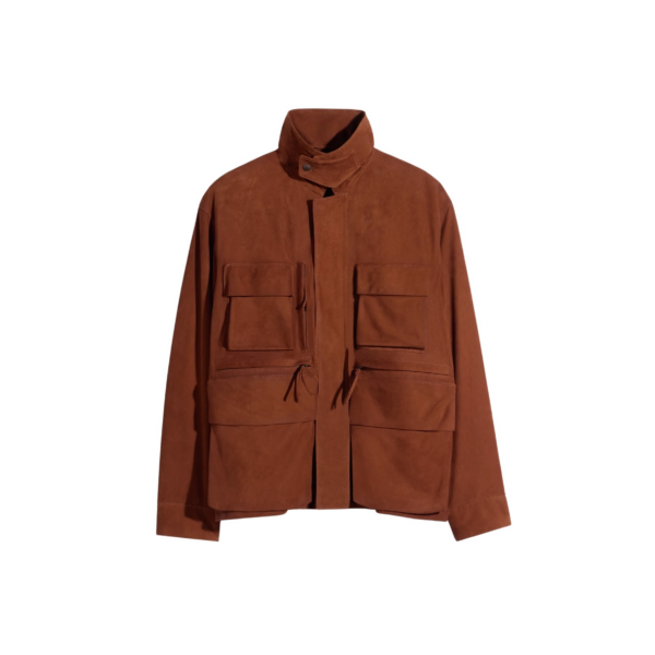 Lemaire Reporter Jacket in Nubuck - Jackets - Parisian Minimalist Luxury at Coveti