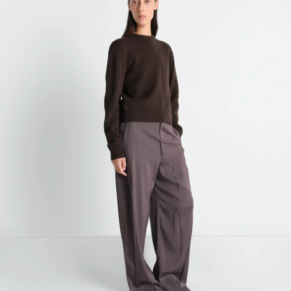 Lemaire Reversible Buttoned Sweater in Cashmere Wool - Knitwear - Parisian Minimalist Luxury at Coveti