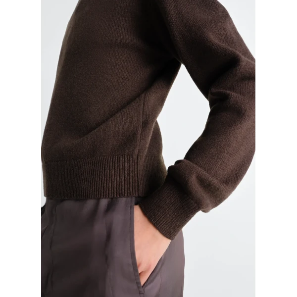 Lemaire Reversible Buttoned Sweater in Cashmere Wool, view 6