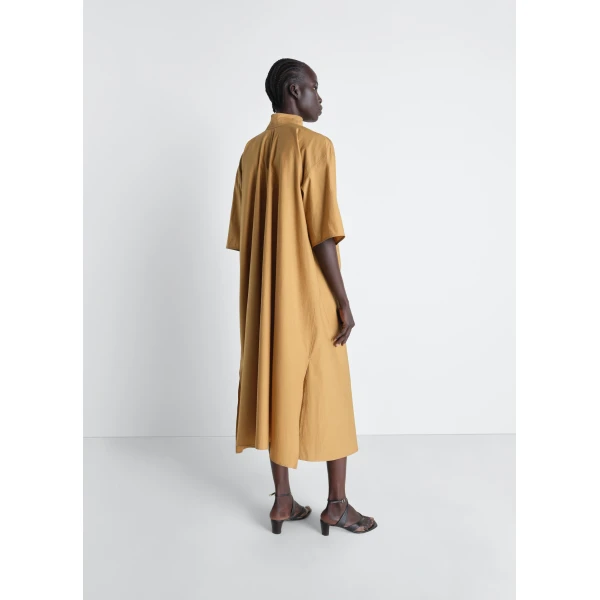 Lemaire Reversible Tube Dress in Washed Cotton Silk, view 5