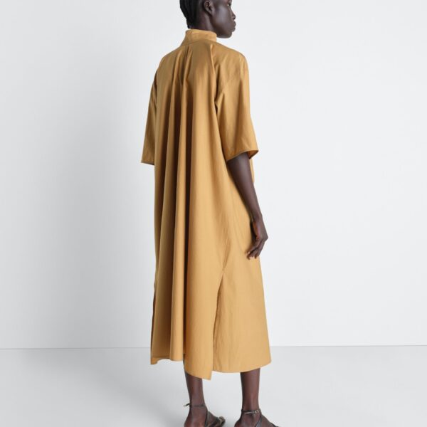 Lemaire Reversible Tube Dress in Washed Cotton Silk - Dresses - Parisian Minimalist Luxury at Coveti