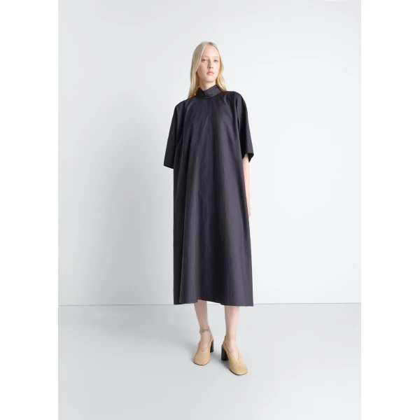 Lemaire Reversible Tube Dress in Washed Cotton Silk, view 5