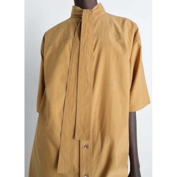 Lemaire Reversible Tube Dress in Washed Cotton Silk, view 6