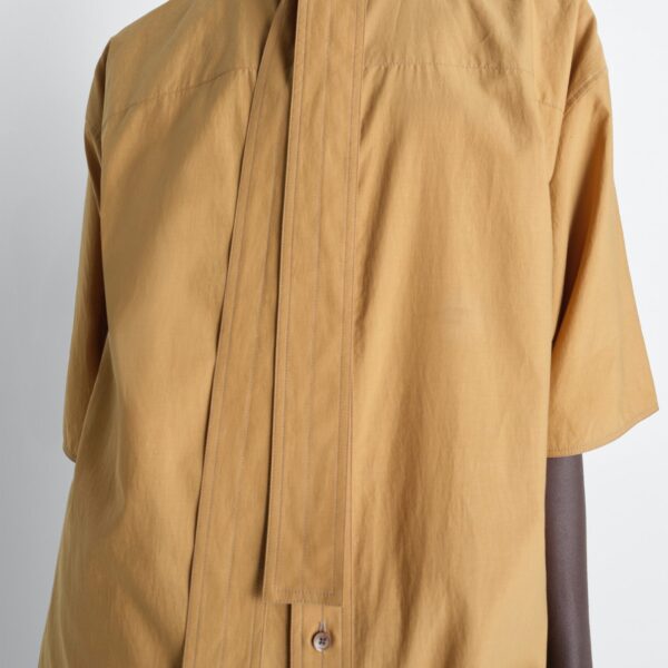 Lemaire Reversible Tube Dress in Washed Cotton Silk - Dresses - Parisian Minimalist Luxury at Coveti