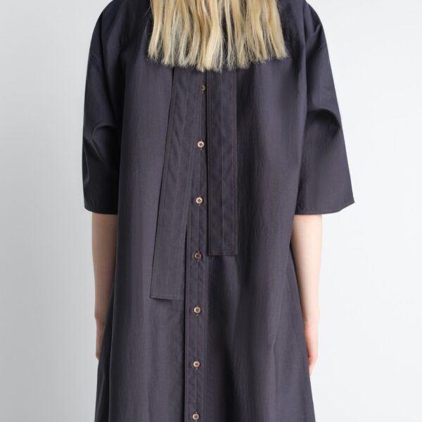 Lemaire Reversible Tube Dress in Washed Cotton Silk - Dresses - Parisian Minimalist Luxury at Coveti