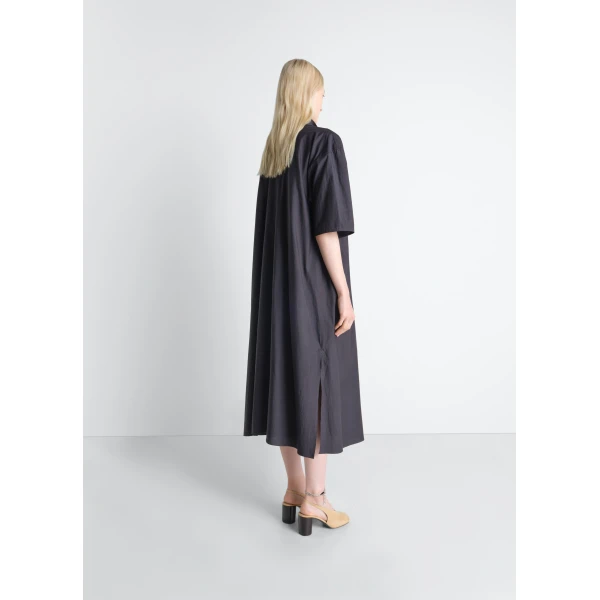 Lemaire Reversible Tube Dress in Washed Cotton Silk, view 7