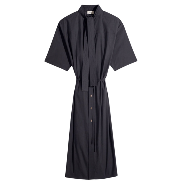 Lemaire Reversible Tube Dress in Washed Cotton Silk - Dresses - Parisian Minimalist Luxury at Coveti