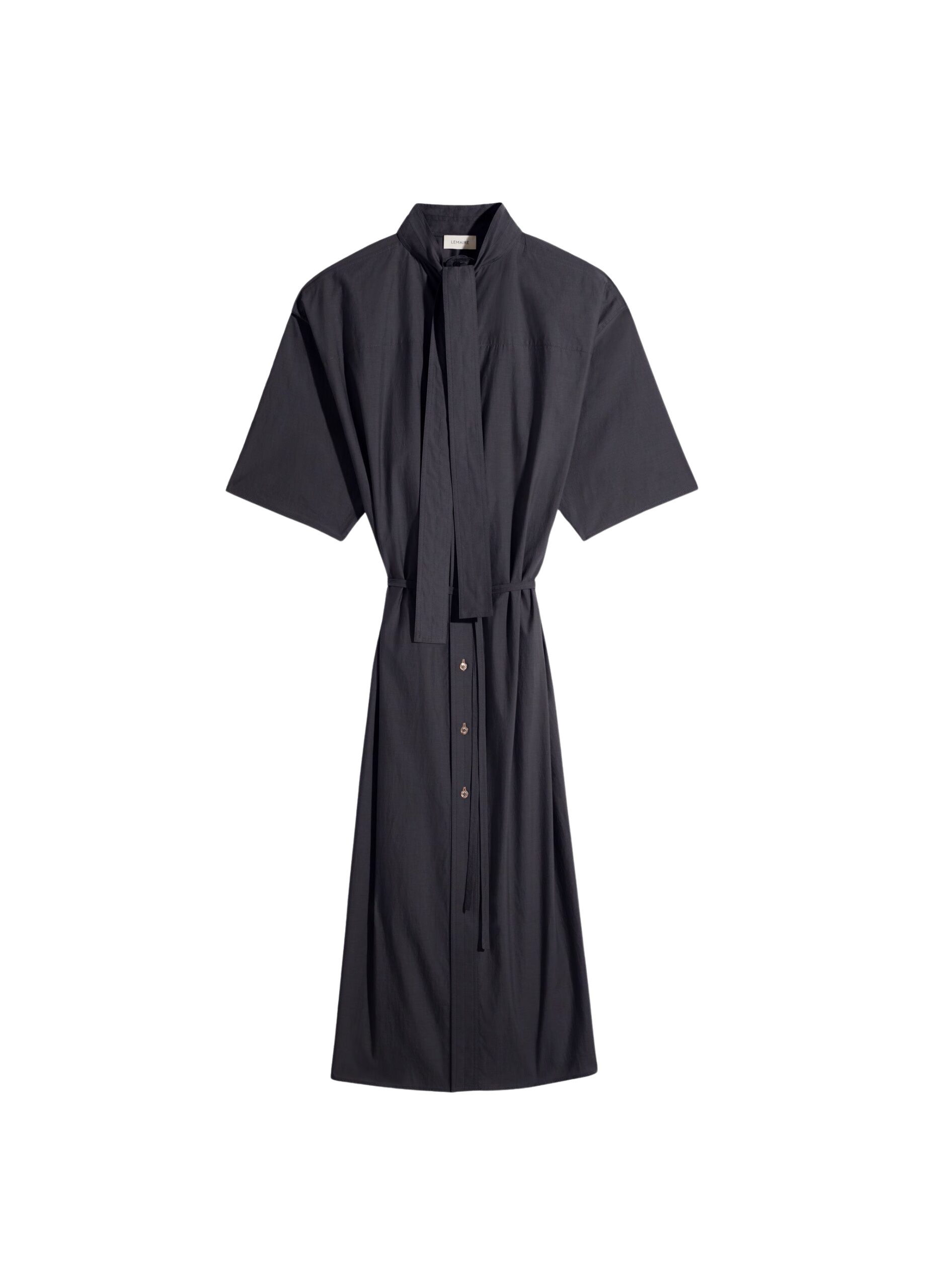Lemaire Reversible Tube Dress in Washed Cotton Silk