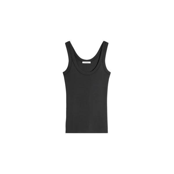 Lemaire Rib Tank Top in Jersey - Tops - Parisian Minimalist Luxury at Coveti