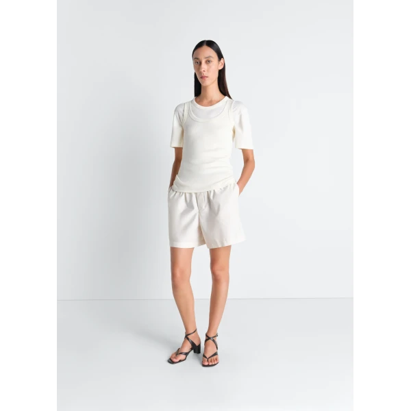 Lemaire Rib Tank Top in Jersey, view 3