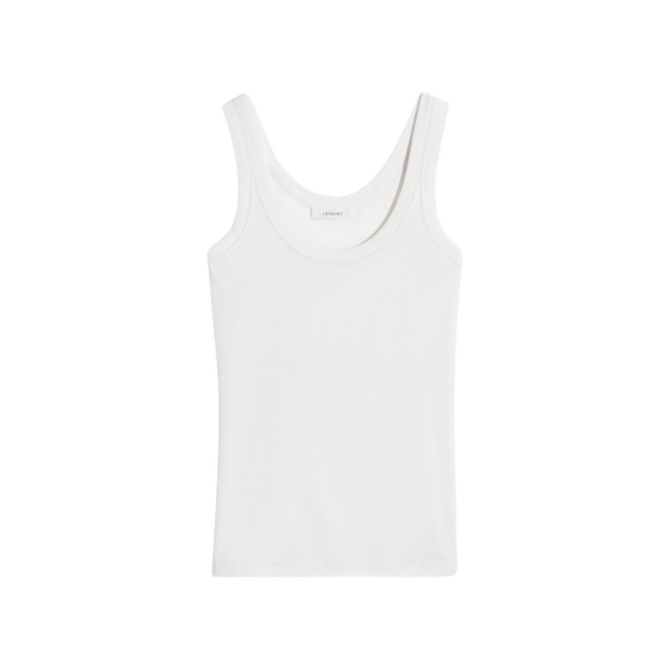 Lemaire Rib Tank Top in Jersey - Tops - Parisian Minimalist Luxury at Coveti