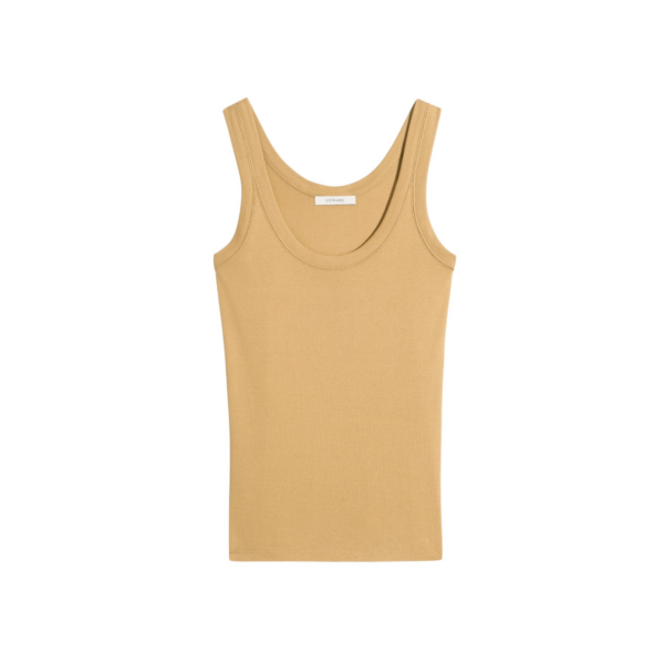 Lemaire Rib Tank Top in Jersey - Tops - Parisian Minimalist Luxury at Coveti