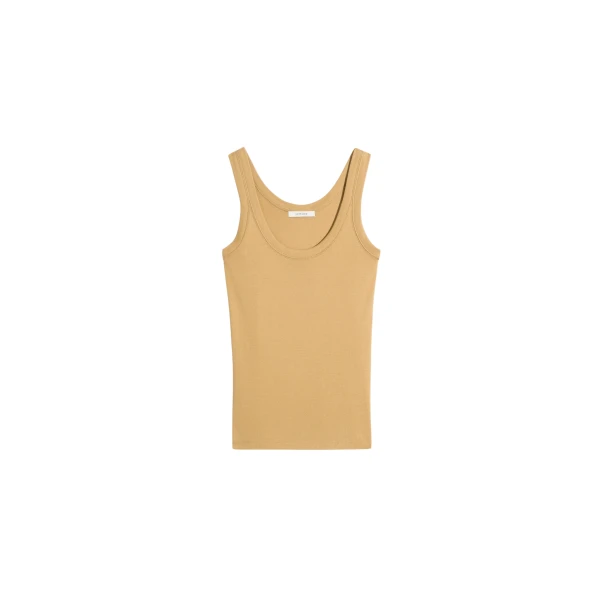 Lemaire Rib Tank Top in Jersey - Tops - Parisian Minimalist Luxury at Coveti