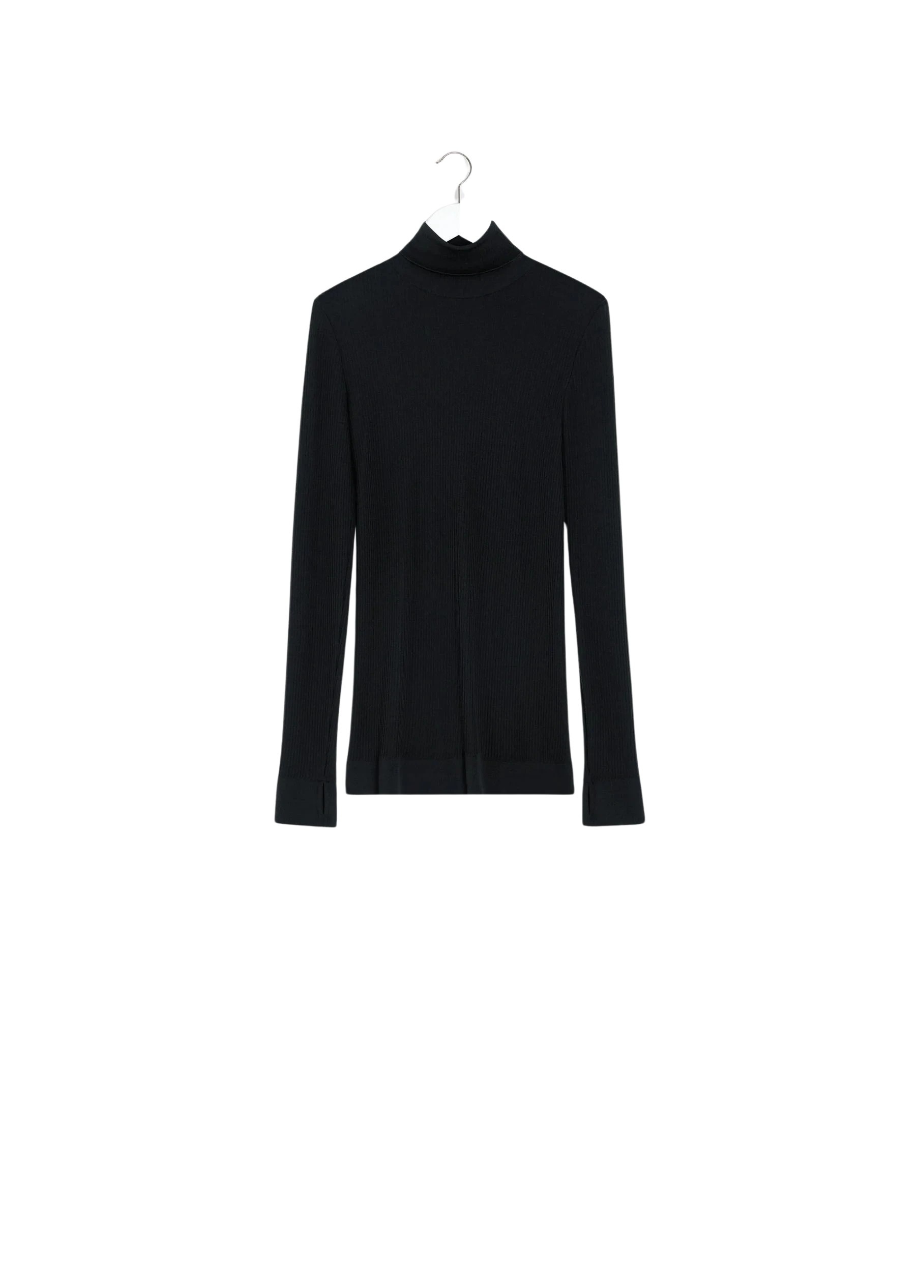 Lemaire Seamless High Neck Top in Fine Wool