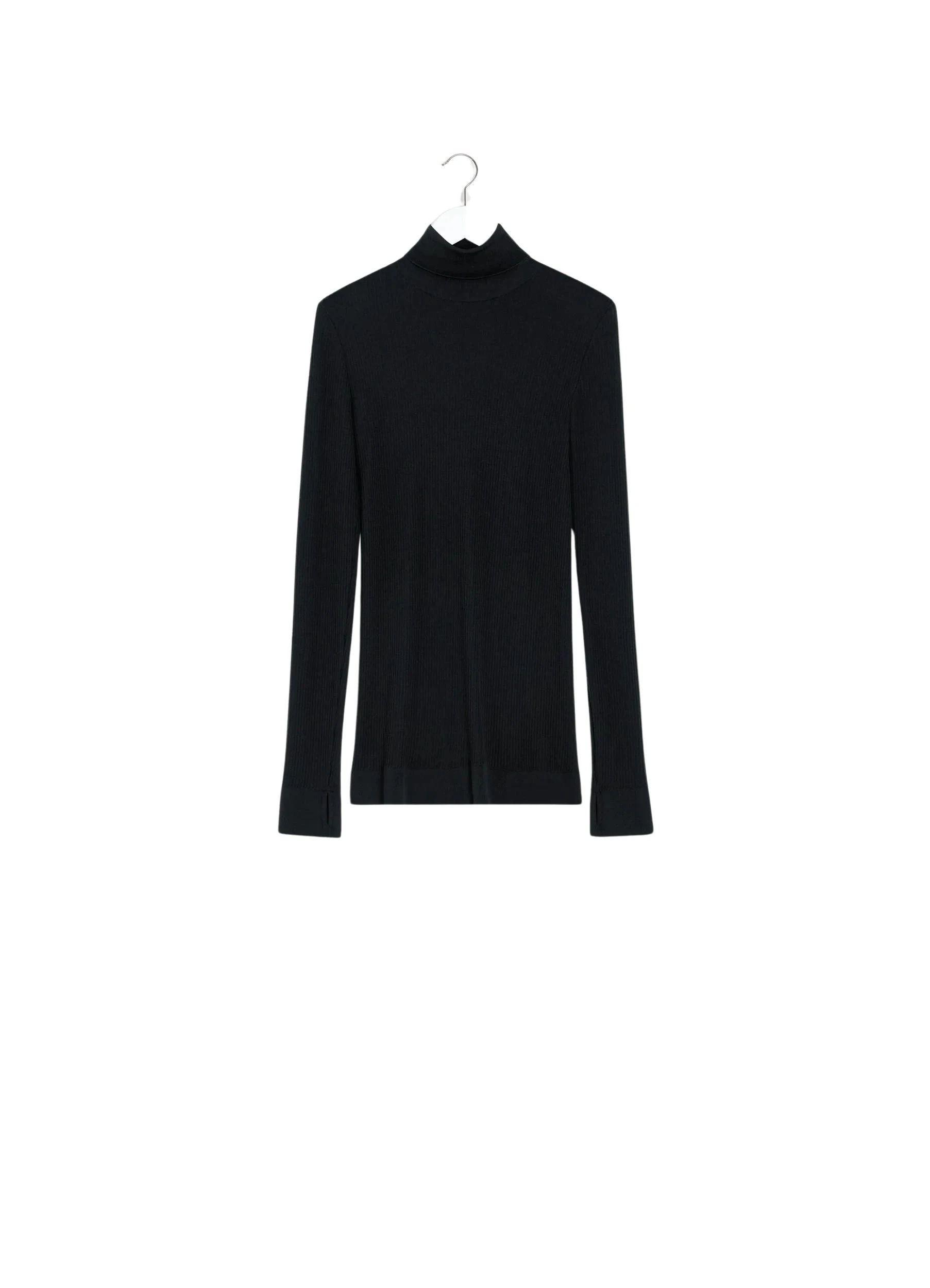 Lemaire-Seamless-High-Neck-Top-in-Fine-Wool-coveti32288_nobg Lemaire Seamless High Neck Top in Fine Wool - Tops - Parisian Minimalist Luxury at Coveti