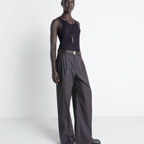 Lemaire Seamless Tank Top in Viscose Silk - Tops - Parisian Minimalist Luxury at Coveti