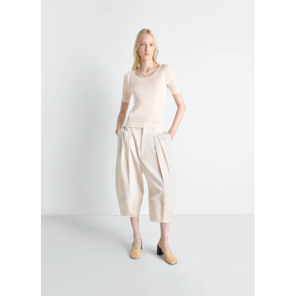 Lemaire Seamless Trompe L’oeil Top in Viscose Silk, view 3