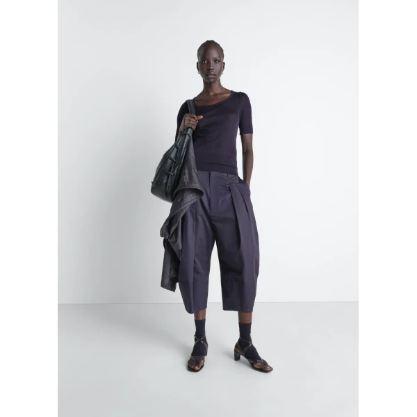 Lemaire Seamless Trompe L’oeil Top in Viscose Silk, view 4