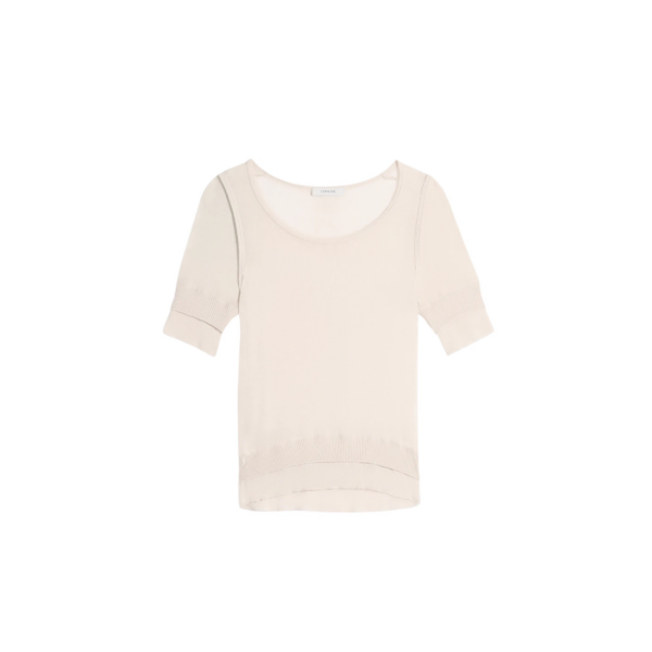 Lemaire Seamless Trompe L'oeil Top in Viscose Silk - Tops - Parisian Minimalist Luxury at Coveti