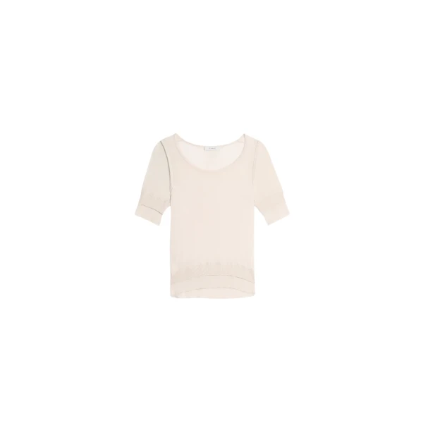 Lemaire Seamless Trompe L'oeil Top in Viscose Silk - Tops - Parisian Minimalist Luxury at Coveti