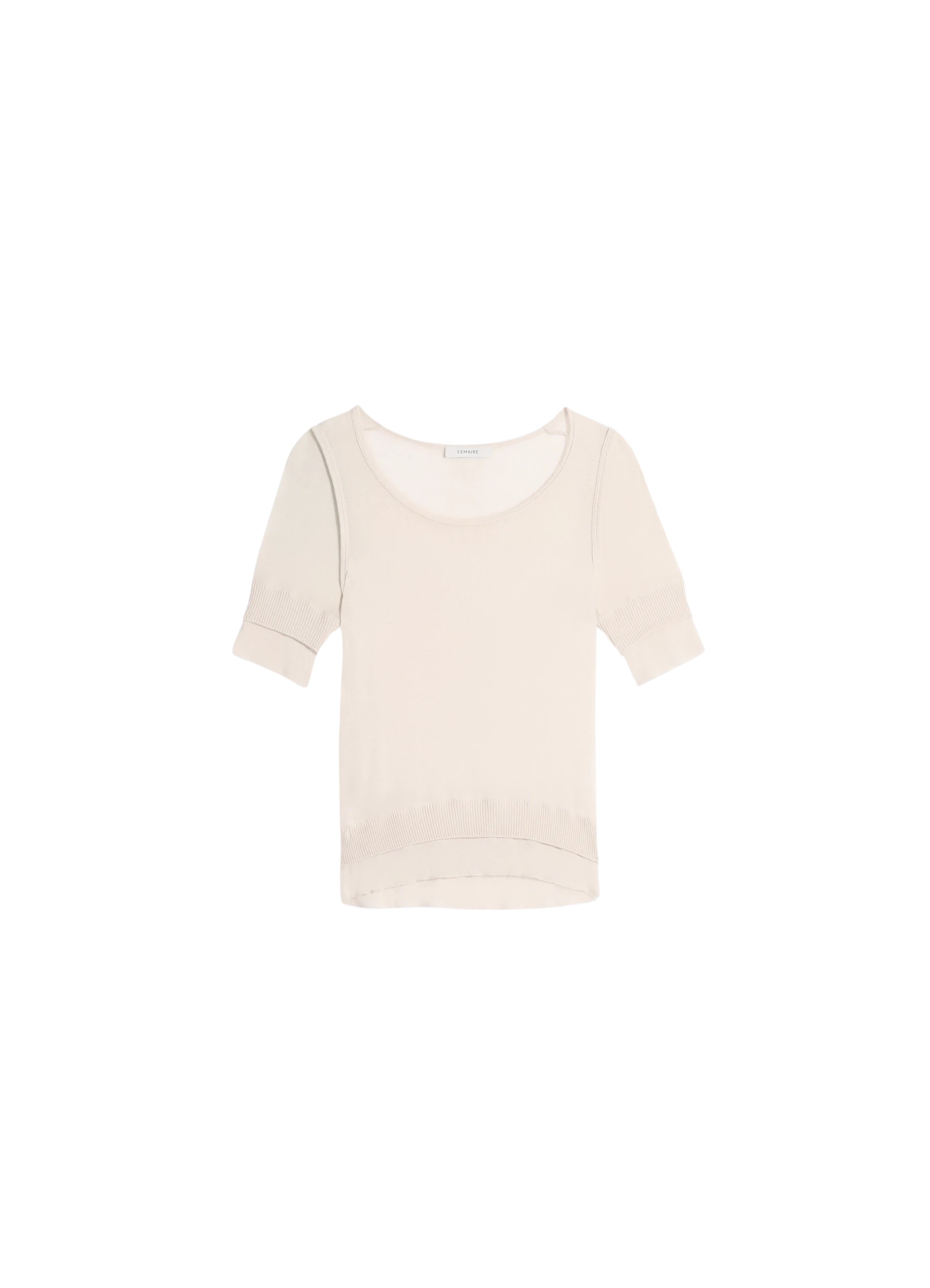 Lemaire Seamless Trompe L’oeil Top in Viscose Silk