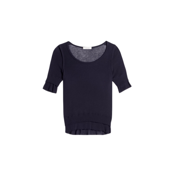 Lemaire Seamless Trompe L'oeil Top in Viscose Silk - Tops - Parisian Minimalist Luxury at Coveti