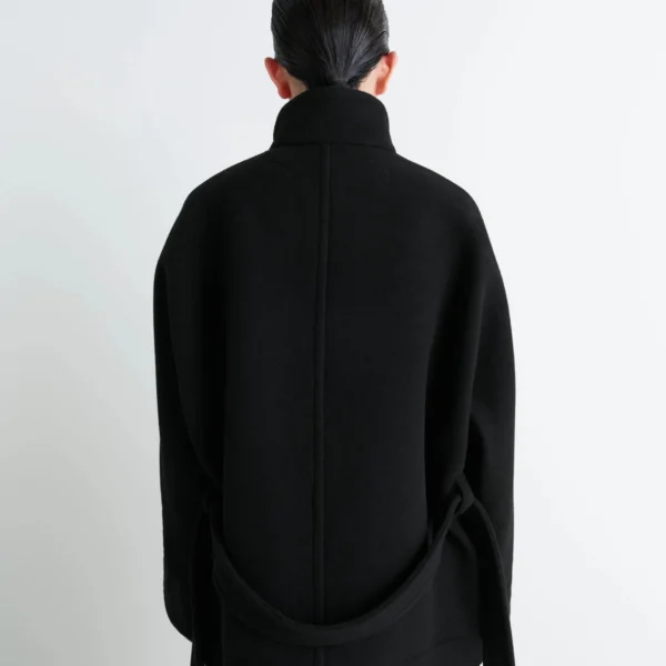 Lemaire Short Duffle Coat in Wool - Coats - Parisian Minimalist Luxury at Coveti