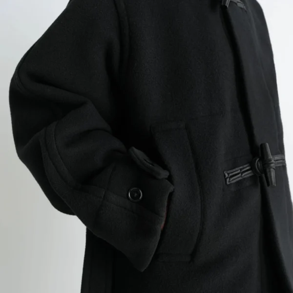 Lemaire Short Duffle Coat in Wool - Coats - Parisian Minimalist Luxury at Coveti