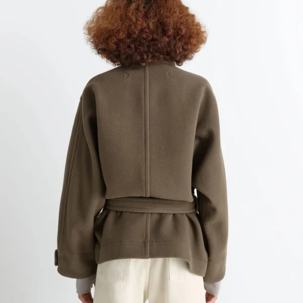 Lemaire Short Duffle Coat in Wool - Coats - Parisian Minimalist Luxury at Coveti