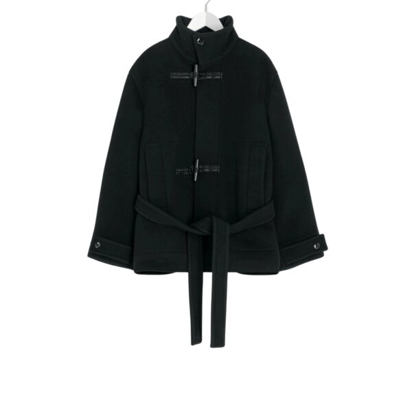 Lemaire Short Duffle Coat in Wool - Coats - Parisian Minimalist Luxury at Coveti