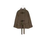 Lemaire Short Duffle Coat in Wool - Coats - Parisian Minimalist Luxury at Coveti