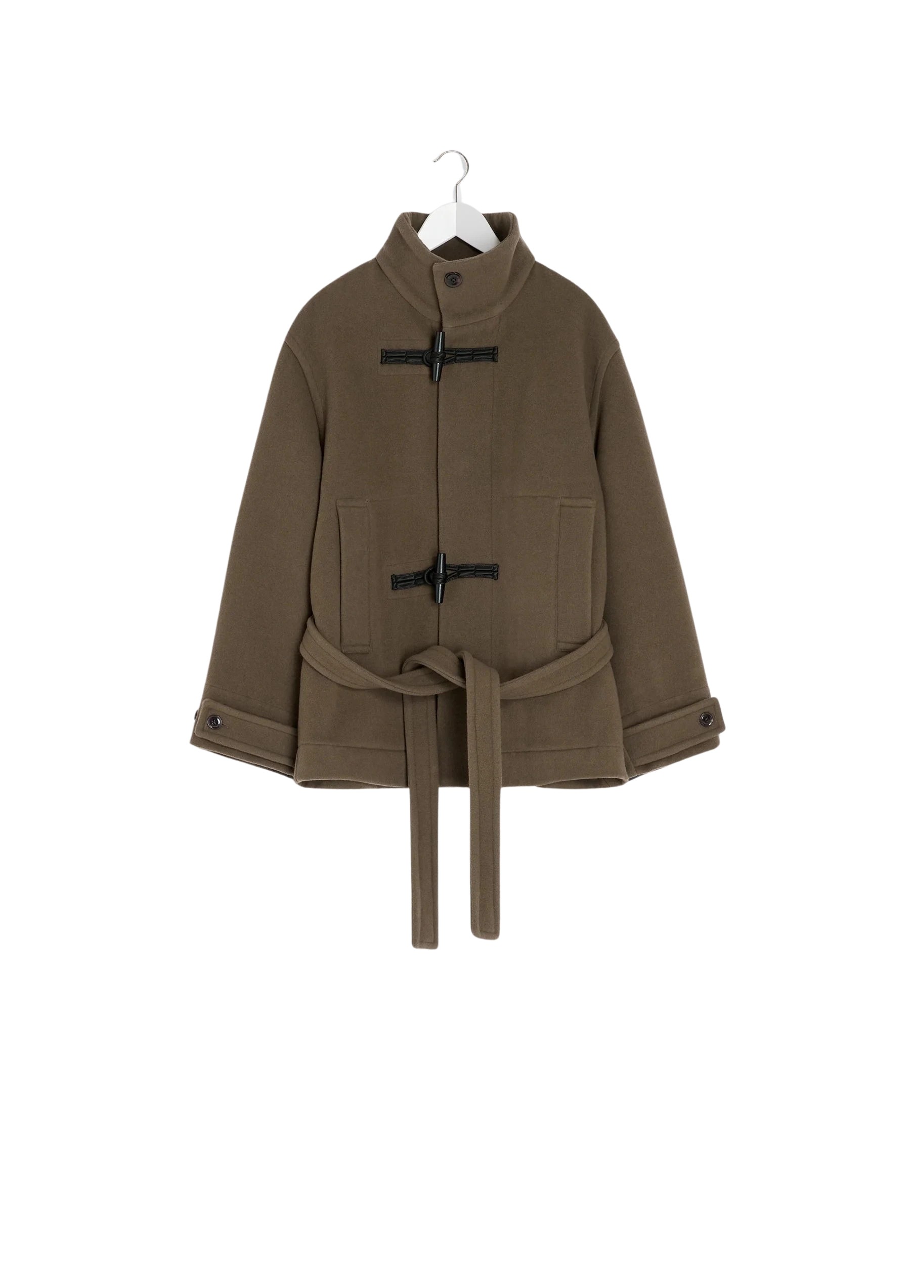 Lemaire Short Duffle Coat in Wool