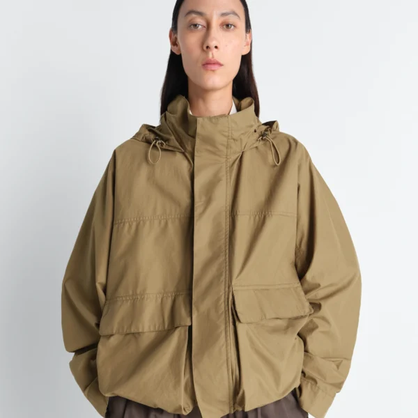Lemaire Short Rain Parka in Ventile® Cotton - Coats - Parisian Minimalist Luxury at Coveti