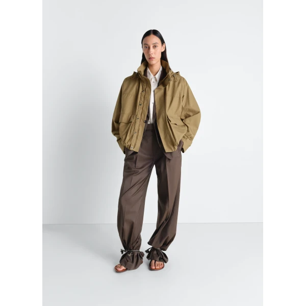 Lemaire Short Rain Parka in Ventile® Cotton, view 4