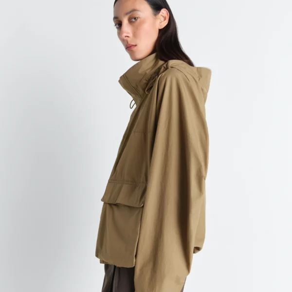 Lemaire Short Rain Parka in Ventile® Cotton - Coats - Parisian Minimalist Luxury at Coveti