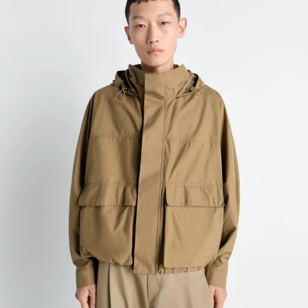 Lemaire Short Rain Parka in Ventile® Cotton - Coats - Parisian Minimalist Luxury at Coveti