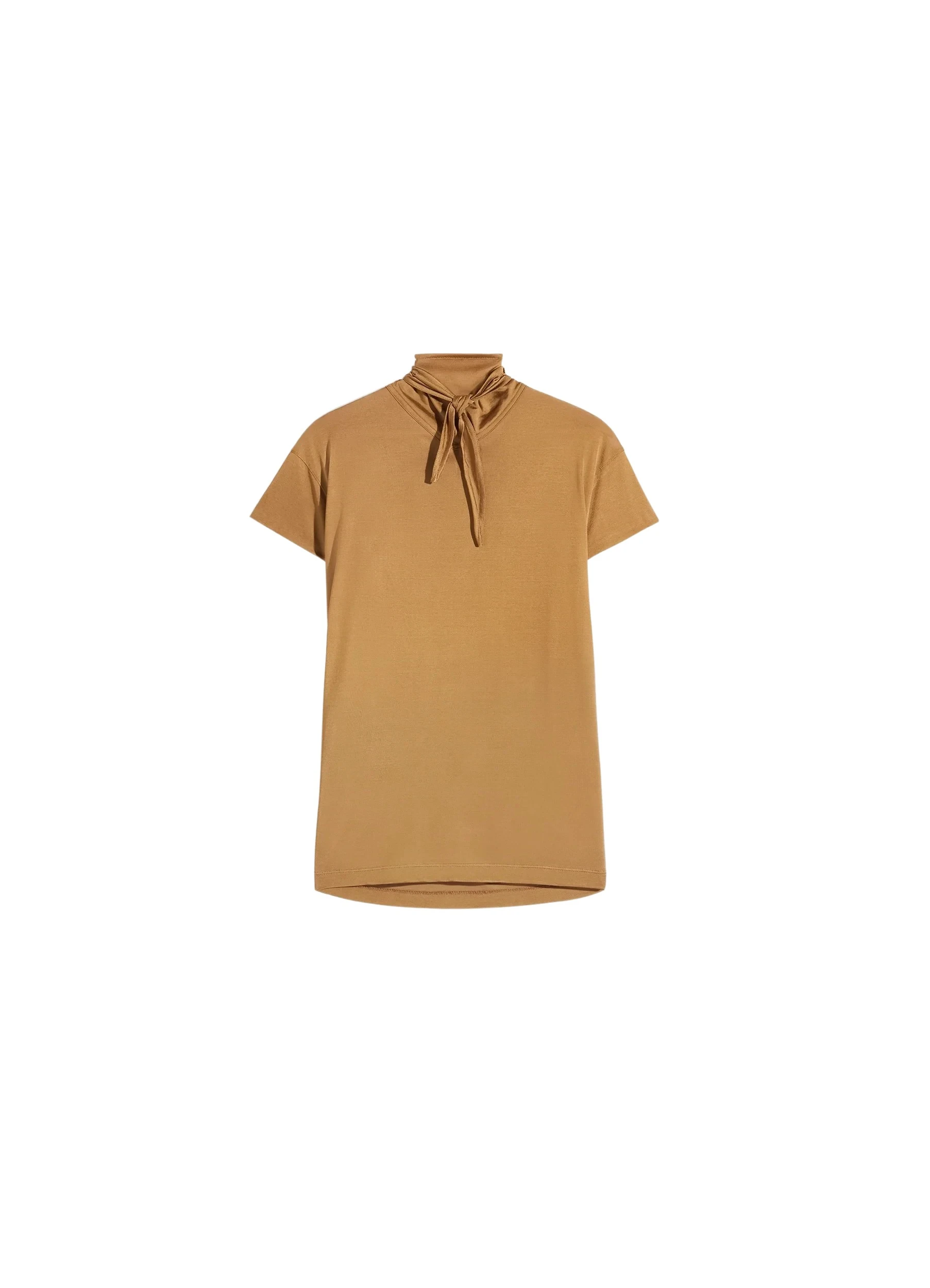 Lemaire-Short-Sleeve-Foulard-Top-in-Viscose-Cotton-Jersey-coveti-117547_nobg Lemaire Short Sleeve Foulard Top in Viscose Cotton Jersey - Tops - Parisian Minimalist Luxury at Coveti