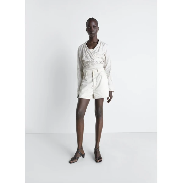 Lemaire Shorts in Cotton Twill, view 3